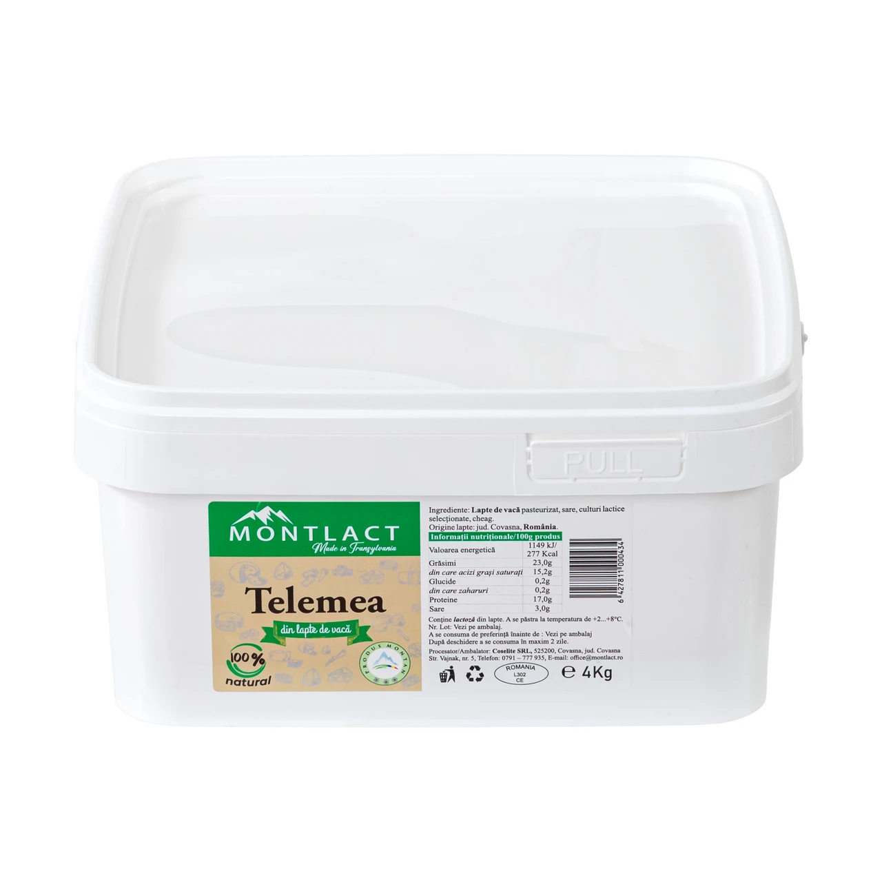Telemea din lapte de vacă, 4 kg