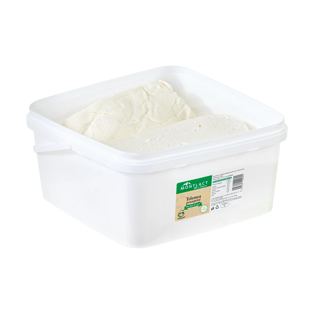 Telemea proaspătă din lapte de vacă