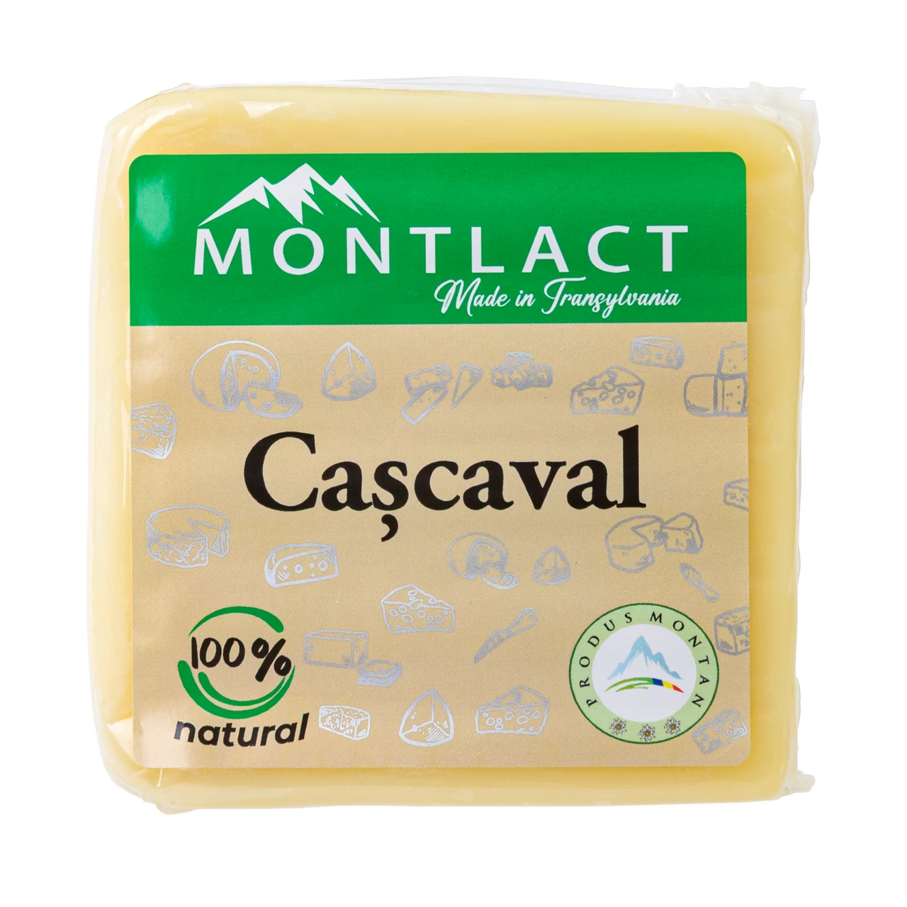 Cașcaval din lapte de vacă, 350 g