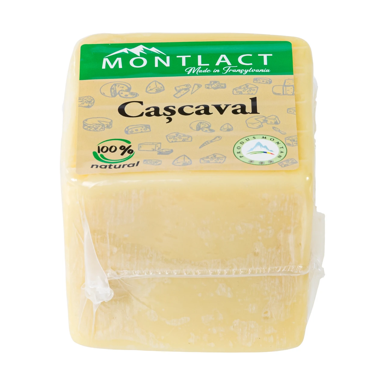Cașcaval din lapte de vacă, 500 g