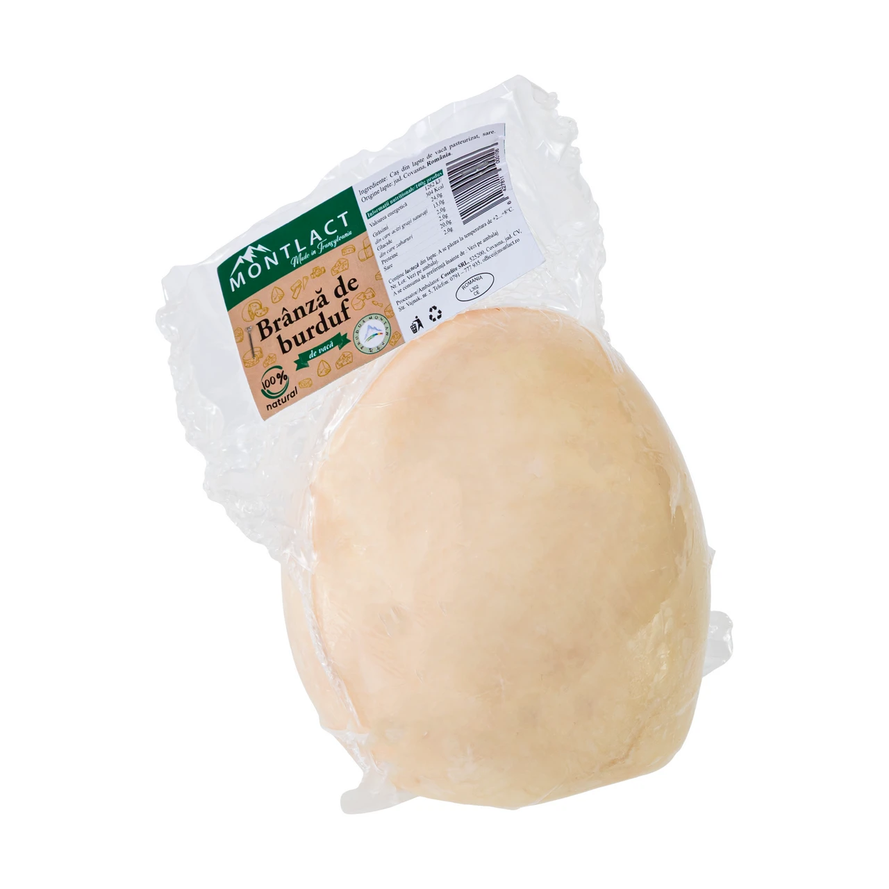 Brânză de burduf din lapte de vacă