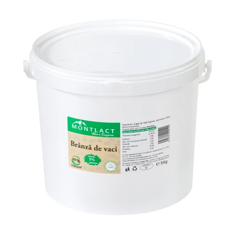 Brânză de vaci max. 5% grăsime, 5 kg