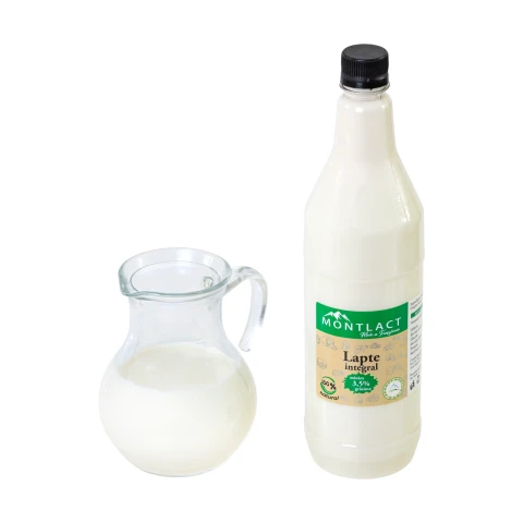 Lapte integral min. 3,5% grăsime, 1 litru